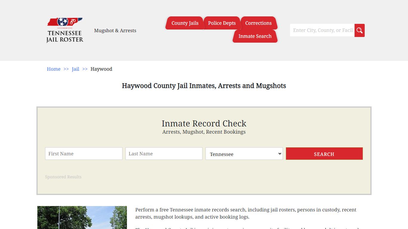 Haywood County Jail Inmates, Arrests and Mugshots